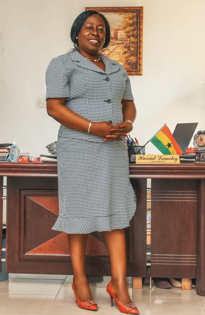 Ms. Harriet Lomotey (District Director of Education) 